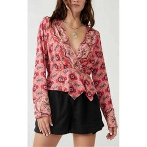 Free People Falling For You Top